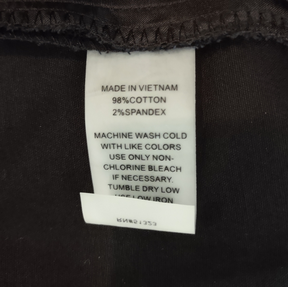Vince Camuto Black Dress Shorts Size 10 Cotton - Picture 4 of 5